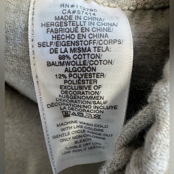 Mens True Religion Sweatpant Shorts Gray Size XXL Side Logo Pockets Drawstring - Picture 8 of 8